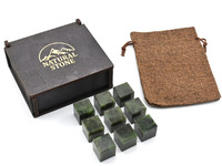 Камни для виски в подарочной упаковке 9 кубиков из нефрита Артикул: 3510910