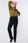 Женские брюки 121-87 (черный)  Большие размеры