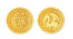 Шоколадная монета Символ года Дракон с пожеланием