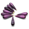 Кулон из полимера капля 10*35мм цв.фиолетовый  Артикул: ККу02107