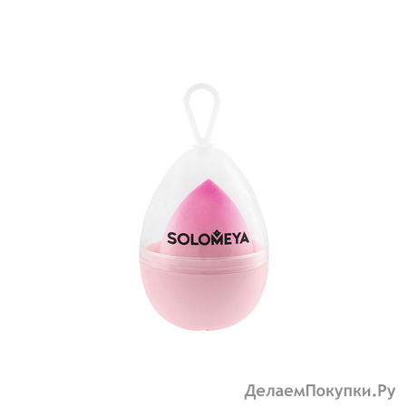 SOLOMEYA     XL     Large Flat End Blending Sponge Pink Gradient, 1 