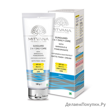 MITVANA       21 Sunguard 2in1 Daily Care 30 SPF PA++++, 100 