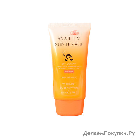 JIGOTT      JIGOTT SNAIL UV SUN BLOCK CREAM SPF50 PA+++, 70 