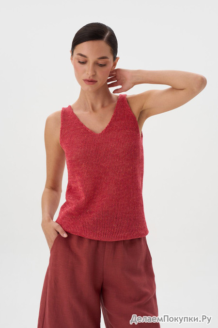 Джемпер – Д333 брусничный