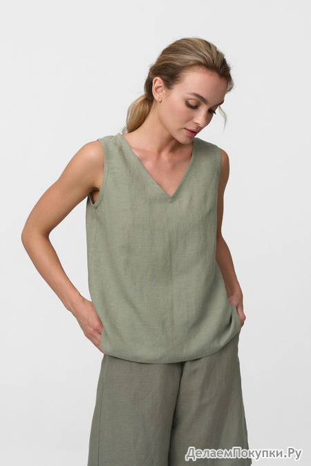 Джемпер – Д341ТВ светлая олива