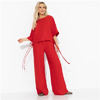 Брючный костюм свободной посадки Энергия цвета (red, 2 в 1) Брючный костюм свободной посадки Энергия цвета (red, 2 в 1)